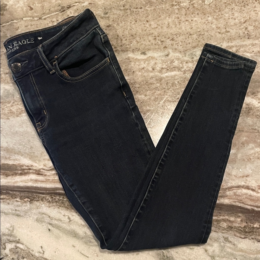 American Eagle Outfitters Women's Blue Skinny Jeans